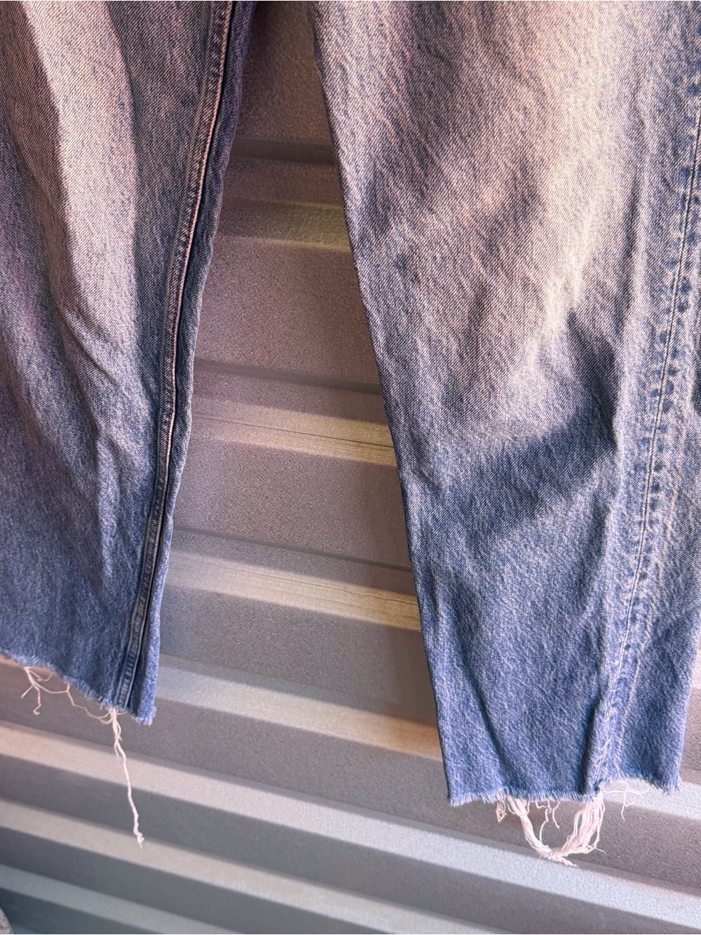 Reformation cynthia high rise straight long jean - Picture 3 of 9